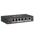 Hilook NS-0106P-35 4 Port PoE, 35W, +2 Port Megabit Uplink Switch