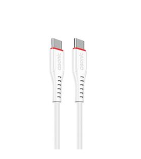 Asonic AS-X706 1mt 60W Type-C to Type-C Hızlı Beyaz Data + Sarj Kablosu