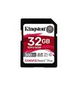 Kingston SDR2-32GB Canvas React Plus SDHC UHS-II 300R-260W U3 V90 for Full HD-4K-8K Hafıza Kartı