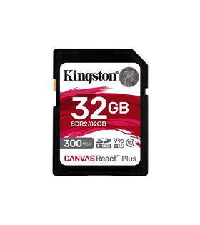 Kingston SDR2-32GB Canvas React Plus SDHC UHS-II 300R-260W U3 V90 for Full HD-4K-8K Hafıza Kartı