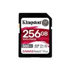 Kingston SDR2-256GB Canvas React Plus SDXC UHS-II 300R-260W U3 V90 for Full HD-4K-8K Hafıza Kartı