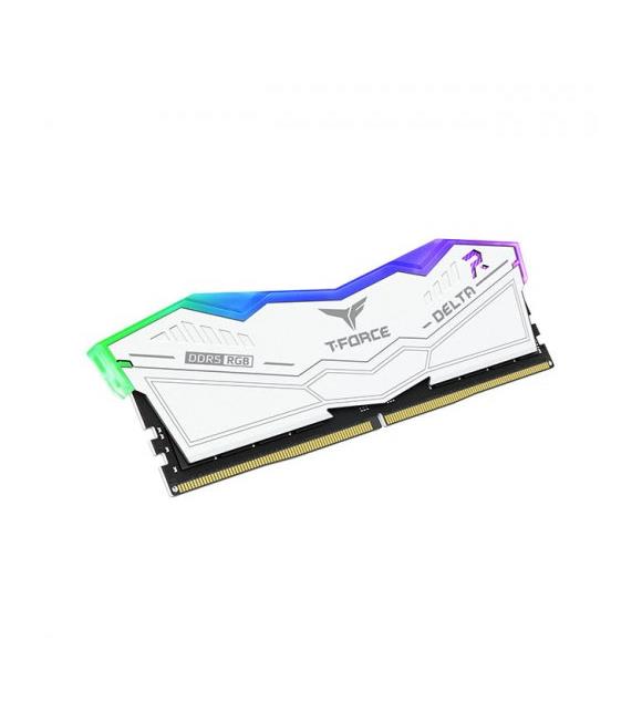 Team T-Force DELTA RGB White 32GB(2x16GB) 5200Mhz DDR5 CL40 Gaming Ram