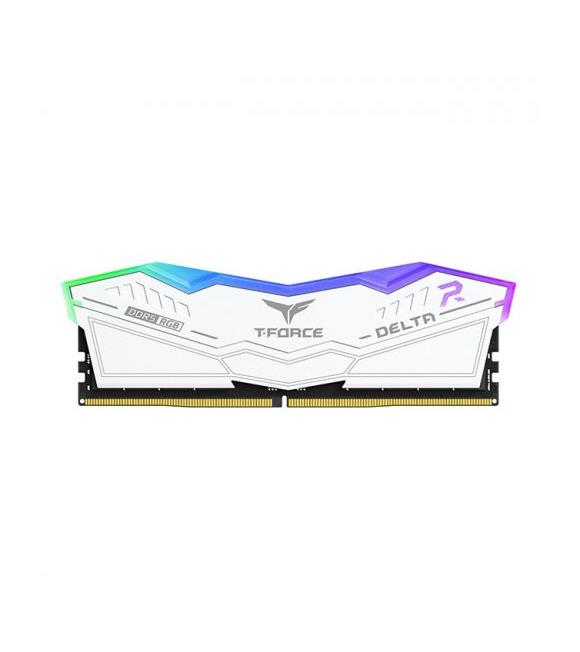 Team T-Force DELTA RGB White 32GB(2x16GB) 5200Mhz DDR5 CL40 Gaming Ram