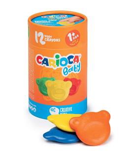 Carioca Teddy Bebek Crayons 12 Li 1+yaş 43957