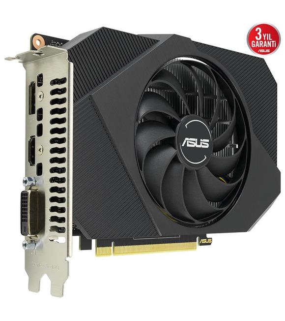 Asus Geforce GTX1630 Ph-Gtx1630-4G 4Gb Gddr6 64Bit 1815Mhz Oc Dvı Hdmı Dp Ekran Kartı_1