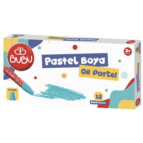 Bu-Bu Pastel Boya 12 Renk BUBU-PAS001 Okula Dönüş Kampanyası Boya Gereçleri