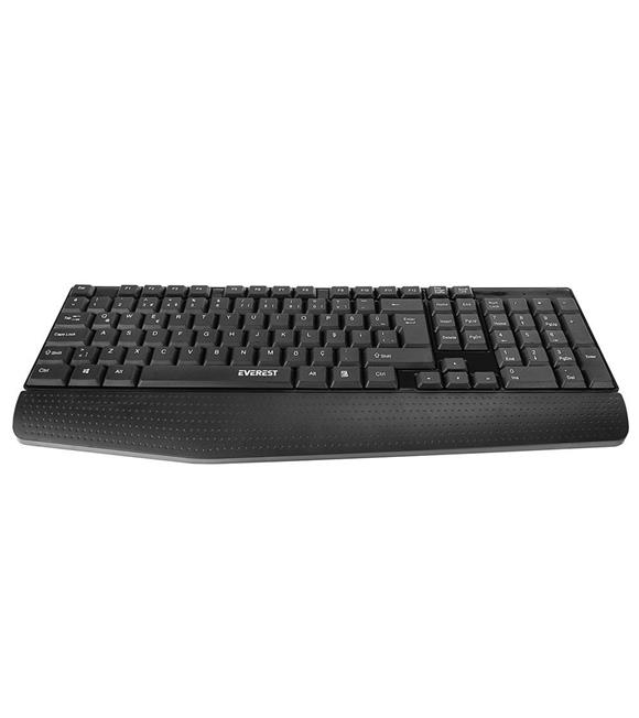 Everest KB-951U Siyah USB Bilek Destekli Q Standart Ofis Klavye