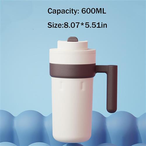 Vagonlife VGN2009 600ml Led Sıcaklık Göstergeli Beyaz Çelik Termos Okula Dönüş Kampanyası Termos Matara