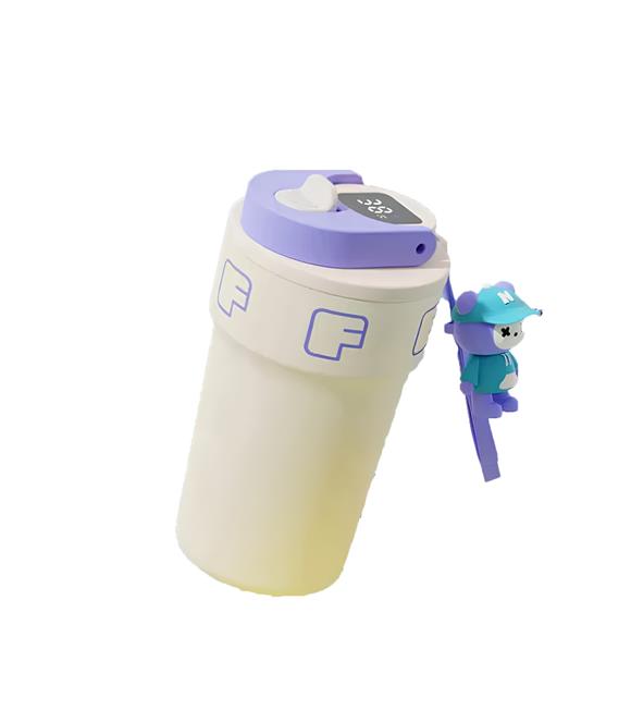 Vagonlife VGN2008 550ml LED Sıcaklık Göstergeli Beyaz Çelik Termos
