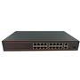 Nova NVC-HC1016FPGL 16 Port Poe+ 10-100 Mbps 2 Port 10-100-1000 Mbps Uplink Switch 165W
