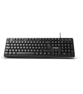 Inca IK-275QU Multimedya Soft Touch Black Keyboard (Kablo Uzunluğu 1,35 mt) (10 Milyon TuşTıklama)