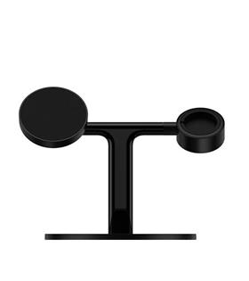 BASEUS WXTE00101 Swan 3 in 1 MagSafe 20W Wireless Şarj Özellikli Stant Siyah