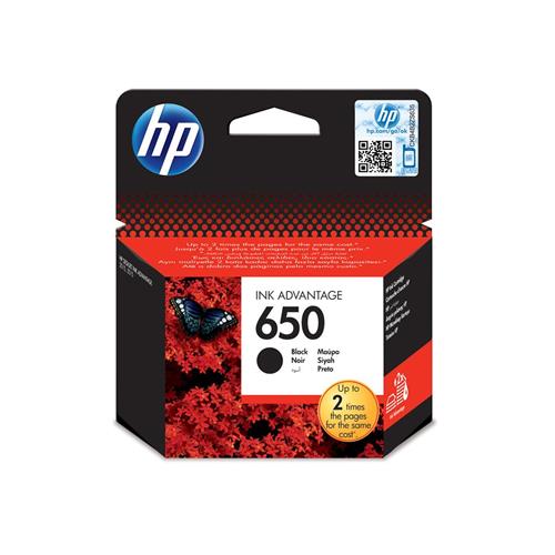 HP 650 Black Siyah Kartuş CZ101AE Yazıcı Ve Sarf Malzemeleri
