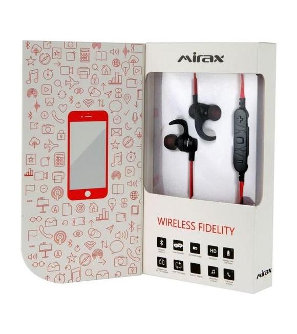 Mirax SBE-5500 Bluetooth Stereo Kulaklık - Kırmızı