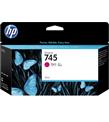 HP 745 Magenta Kırmızı 130ML Plotter Kartuşu F9J95A