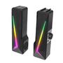Mikado MD-S157 2.0 5Wx2CH RGB Ledli Oyuncu Siyah USB Sound Bar Speaker Hoparlör