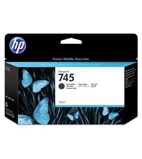 HP 745 Matte Black Mat Siyah 130ML Plotter Kartuşu F9J99A