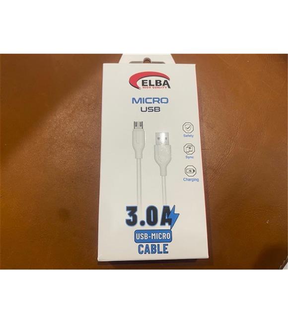 Elba Elb25-M3a Micro Usb 3A Şarj Kablosu 1Mt Hızlı Şarj Kategori Dışı