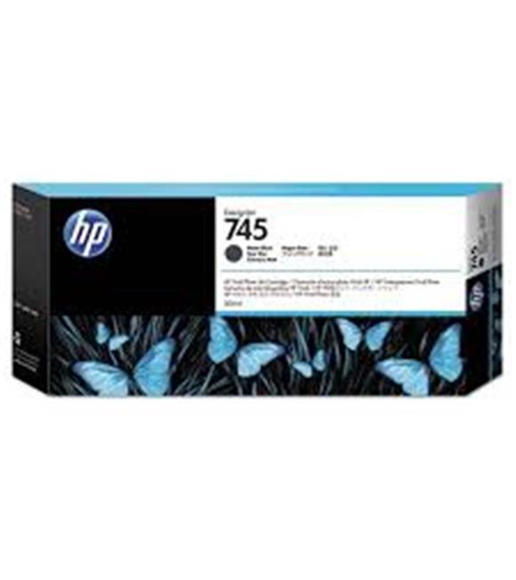 HP 745 Matte Black Mat Siyah 300ML Plotter Kartuşu F9K05A