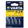 Varta Alkalin İnce Kalem Pil (AAA) Long Life Extra 4 LÜ
