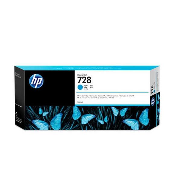 HP 728 Cyan Mavi 300ML Plotter Kartuşu F9K17A