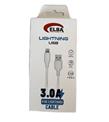 Elba Elb27-IOS 1Mt iPhone Lightning 3A Hızlı Şarj Hasırlı Şarj Kablosu Beyaz Kategori Dışı