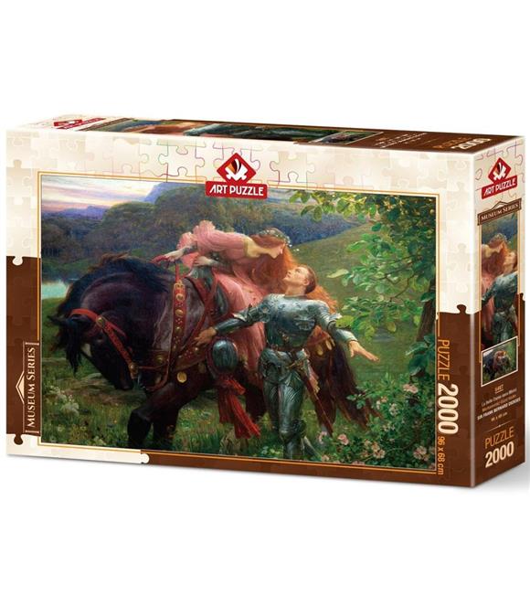 Art Puzzle 2000 Parça Merhametsiz Güzel Kadın 5487