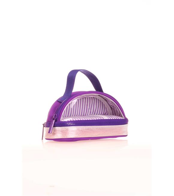 Kaukko Kalem Çantası Crescent Magıc Dreams Leather Purple K2682