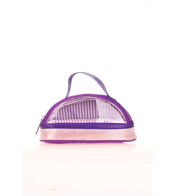 Kaukko Kalem Çantası Crescent Magıc Dreams Leather Purple K2682