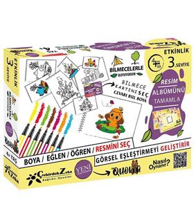 Çekirdek Zeka Bilmecelerle Boyuyorum ZK63