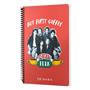 Mabbels Spiralli Defter Friends Central Perk But First Coffee Kırmızı 80 YP 17x24 DFT-388456