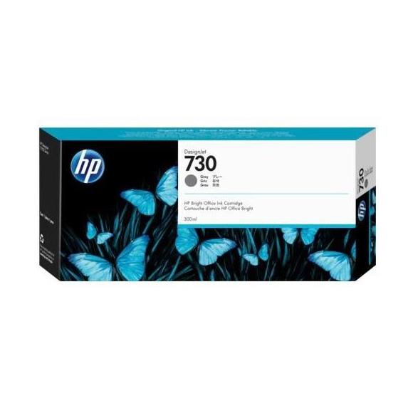 HP 730 Gray Gri 300 Ml Plotter Kartuşu P2V72A