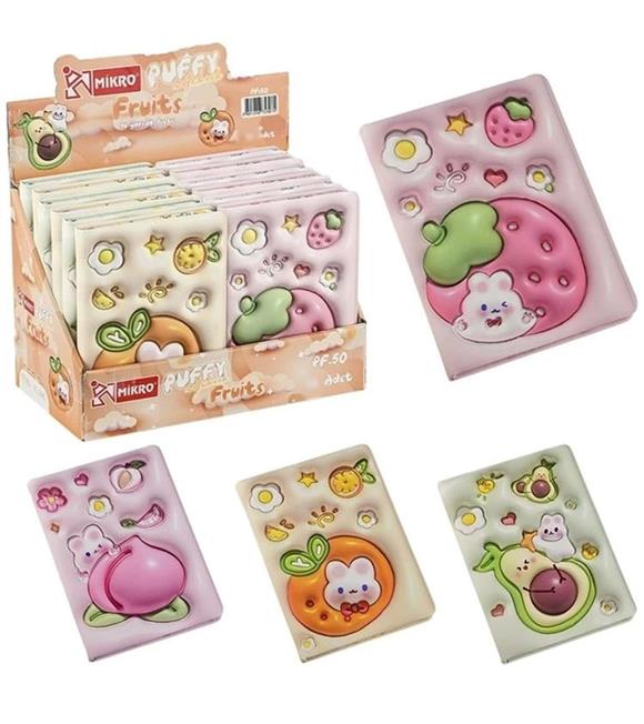 Mikro Not Defteri Puffy Fruıts Pf-50