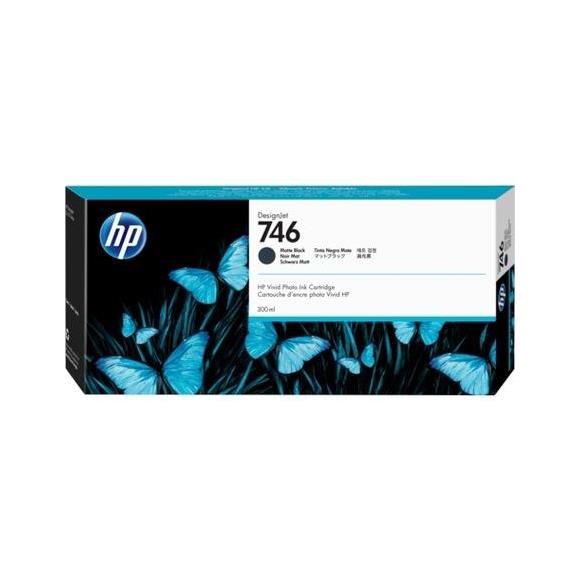 HP 746 Matte Black Mat Siyah 300 Ml Plotter Kartuşu P2V83A