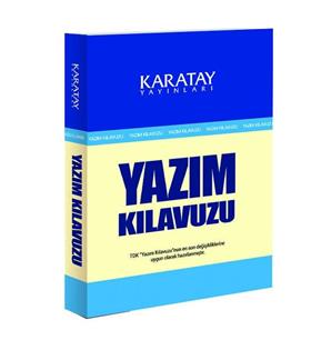 4E Yazım Klavuzu Karton Kapak 1.Hamur Karatay Yayınevi Eğitim Gereçleri