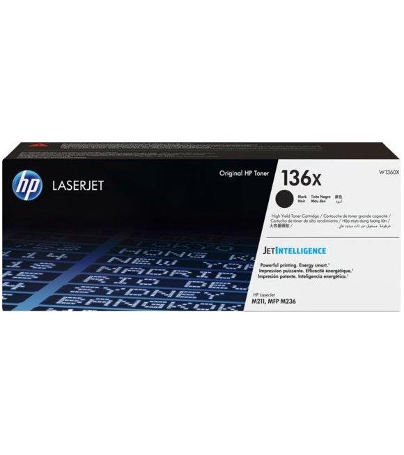 HP 136X Black Siyah 2.600 Sayfa Toner W1360X