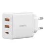 BASEUS P10111402213-00 Cube Hızlı 2 USB-A + Type-C 30W Şarj Cihazı Beyaz