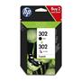 HP 302 Black-Colour Siyah-Renkli Multipack Kartuş X4D37AE