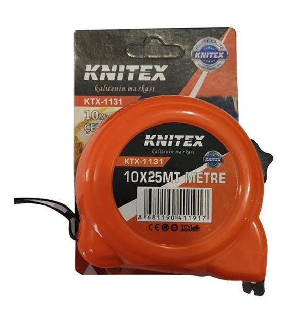 Knitex KTX-1131 Şerit Metre 10 Metre 25mm