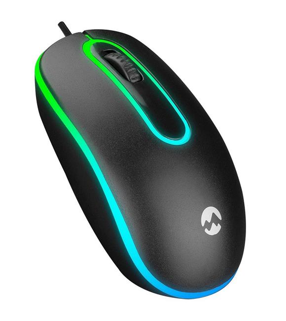 Everest SM-166 Usb Siyah Işıklı Optik Mouse