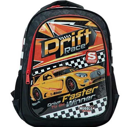 Muggle Okul Çantası Drift Car Siyah Mu-9475 Okula Dönüş 2026 — Çanta, Defter, Kalem Ve Matara İndirimleri