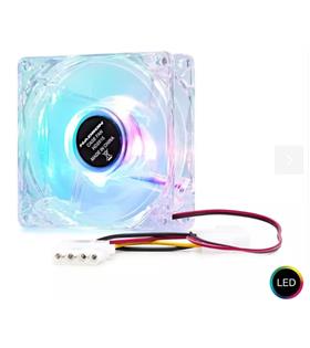 Hadron Hdx1516 8Cm Kasa Fanı 4Pin Led Transparent