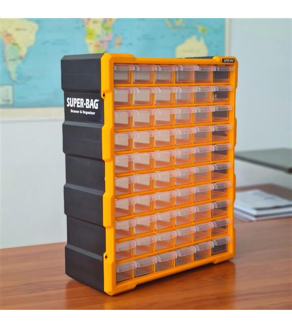 Asrın Asr-6000 60lı Büyük Monoblok Çekmece (38,1x15,7x47,5 cm)