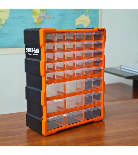 Asrın Asr-6001 39lu Monoblok Avadanlık Çekmece (38,1x15,7x47,5 cm)