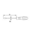 Vıp-tec Art Düz Tornavida 8,05X150MM 6100-74_1)