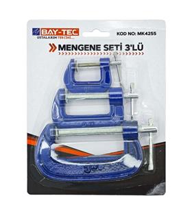 Bay-tec Mengene Seti 3lü MK-4255