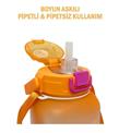 Vagonlife VGN2275-T 1100ml Turuncu Pipetli Matara_2)