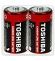 Toshiba R20 Kalın D Boy Çinko Pil 2li Paket