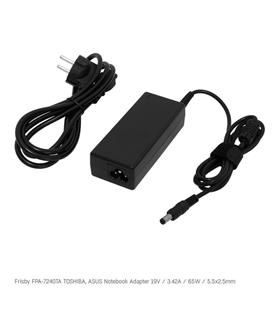 Frisby FPA-7240TA Notebook Adaptör (Toshiba, Asus) 19V 3.42A (Uç Boyutu : 5.5 x 2.5mm)