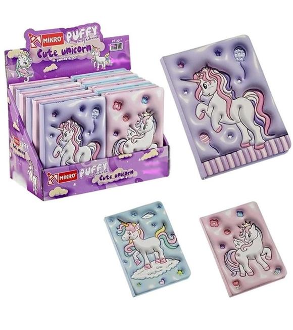 Mikro Not Defteri Puffy Unıcorn PF-30
